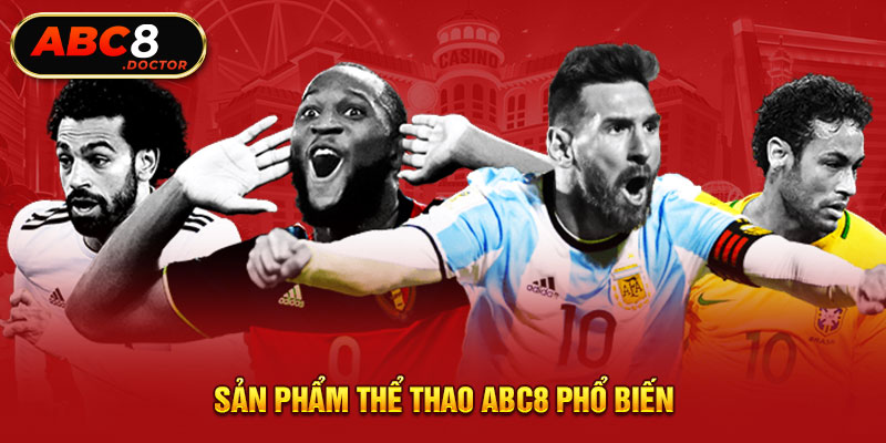 Sản phẩm thể thao ABC8 phổ biến