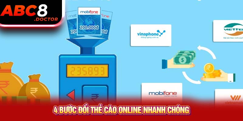 4 bước đổi thẻ cào online nhanh chóng